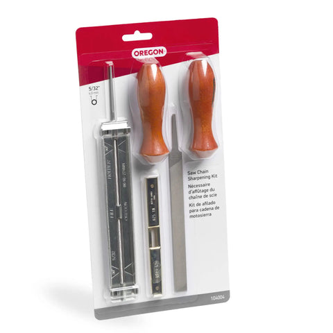 Chainsaw Sharpening Kit 5/32 Inch Chain With Angle Guide And Depth Gauge, Keeps Your File Sharp, Easy And Accurate Filing package