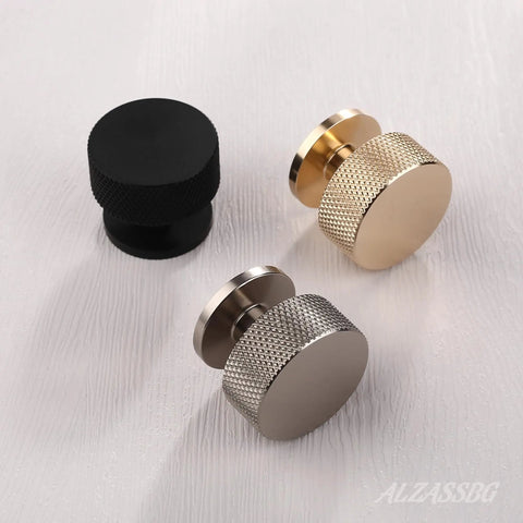 Top Shelf Slick Brushed Satin Nickel Cabinet Knobs With A Hardcore Knurled Shape And Seriously Heavy Duty Build Designed To Drop Fresh Style On Kitchen Drawers And Closets In A Killer Ten Pack Hardware Upgrade Set.