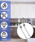 Kitchen with cabinets using Dual Tension 80N And 100N Pneumatic Gas Strut Lift Hinges For Cabinets, features shown on side
