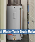 Lead Free Brass Water Heater Drain Valve With Full Port Flow on installed water heater