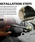 Installation of Inner Tie Rod Boot Kit With Boot Clamp Pliers For Steering Rack Boots Includes Ties And Clamps.