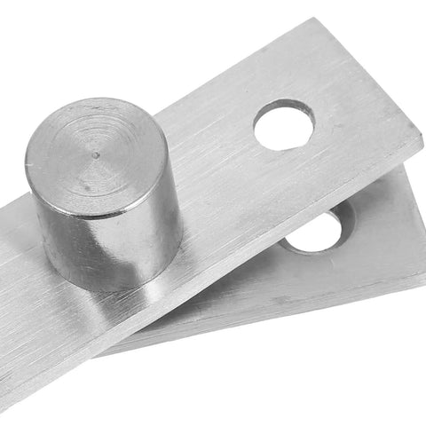Close-up of Heavy Duty Stainless Steel Door Pivot Hinge With Concealed Top And Bottom Mount For 180 Degree Rotation