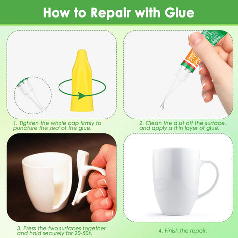 Step-by-step guide using 30 Pack Of 3G Mini Cyanoacrylate Glue Tubes For Plastic Wood Metal Instant Bonding DIY Friendly For School Projects Crafts