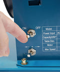 Smooth Gypsyfy Electric Rotary Welding Positioner Turntable 0-90 Degree Tilt 10RPM Motor on/off switches close-up