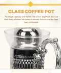 Heatable Turkish Teapot For Coffee And Tea With Lid Glass Water Kettle Pottery Ceramic Turkish Style Teapot Zinc Alloy Stove
