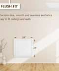Built Tough 24 By 24 Access Panel For Drywall And Ceilings With Screwdriver Latch Knockout, flush fit in wall.