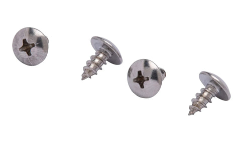Heavy Duty Truss Head Wood Screws With Phillips Drive Made From 18 8 Stainless Steel Tough As Nails Rustproof Protection Includes Full 100 Piece Set For Decking Construction And Diy Projects To Get Job Done Right First Time Always - close-up view of screws