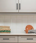Must Have 5 Pack 3 Inch Hole Centers Matte Black Cabinet Pulls Handles on kitchen drawers and cabinets