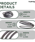 Beefed Up Replacement Drive Belt For TimeMaster Walk Behind Lawn Mowers 3/8 X 27.5 Inch Aramid Fiber Compatible With 20199 details
