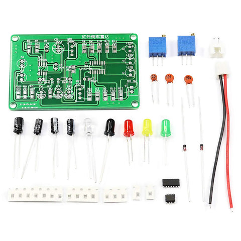 Infrared Reversing Radar Practice Soldering Kit For Arduino DIY Projects Hands On Electronics Training Board EK1950 parts