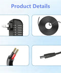 9V DC Power Cord For Alesis Electronic Drum Modules Compatible With Command Mesh Kit DM10 Nitro Debut Kit 110 To 240V