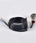 Ten Millimeter Hall Effect Proximity Sensor With NPN Normally Open Output, DC Five To Thirty Volts, 12 Millimeter Thread, Inductive Switch