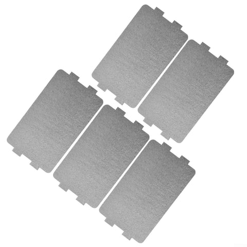 5 Piece Microwave Mica Plate Set With Waveguide Cover Heat Insulation Board Replacement For Home Appliances Easy Install Pro Grade Durable High Temp Mica Sheets 11.6 By 6.5 Cm