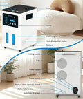 Hydrogen Inhalation Machine With 99.99 Percent Pure H2, Three Outlets, 4200 Ml Per Minute Flow, Auto Water Supply, Touchscreen Timer