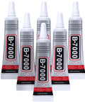 Clear Jewelry Glue 6 Pack 15ML B7000 Waterproof Adhesive For Rhinestones And DIY Projects on display