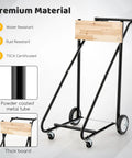 Heavy Duty Outboard Boat Motor Stand Carrier Cart Dolly for Storage and Maintenance Pro Steel Frame Supports 330 Lbs