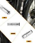 Slick Cnc Aluminum Motorcycle Clutch Cable Adjuster Upgrade For Harley Softail Fat Boy Street Bob Low Rider Touring 2018 To 2024 side view