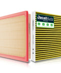 Subaru Activated Carbon Cabin And Engine Air Filter Set, front view, fits Outback 2020-2026, Crosstrek 2018-2024, part no. 72880FL00A