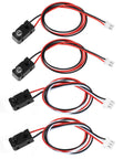 2Pcs Pro Grade IR Break Beam Sensor Through Beam Photoelectric Switch 5mm LED Counting Module with 30cm Cable, 1m Test Distance