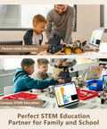 Awesome IoT Weather Station Kit For Indoor Outdoor Use With 8 Sensors And Solar Panel, ESP32 Compatible Arduino IDE Ready STEM Electronics Coding Kit For Teens And Adults for parent-child and campus STEM learning