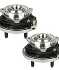 Beefy Front Wheel Hub Bearing Assemblies With ABS For Jeep Grand Cherokee Commander 2005 2006 2007 2008 2009 2010 4WD RWD 5 Lug OE Quality OEM Replacement 513234 Direct Fit Set shown in pair with ABS cables