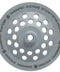 Star Turbo 7 Inch Diamond Cup Wheel With 10 Segment Turbo Design For Concrete Grinding Leveling And Quick Glue Coating Epoxy Mastic Thinset Grout And Mortar Removal, top view
