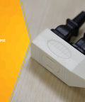 Indoor SlimLine 16/2 Flat Plug Extension Cord 7 Foot White Ideal For Clocks Lamps And Lighting In Home Or Office Space Saving