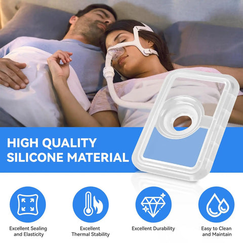 Replacement CPAP Gasket Kit for DreamStation 1 Flip Lid Seal and Humidifier Dry Box Inlet Seal, Silicone Gasket 1120613, Leak-Proof, Compatible With DreamStation Heated Humidifier by Philips Respironics, silicone seal set