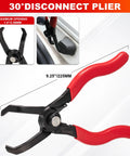 30 degree disconnect plier feature from Six Piece Fuel Line Pliers Set For Auto Repair With Hose Clamp Pliers Panel Removal Tool Hose Removal