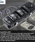 Left Driver Side Power Window Switch For Chrysler Town And Country 2012 2013 2014 2015 2016 Dodge Grand Caravan 68110871AA