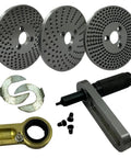 Heavy Duty Steel Dividing Plates Set For HV4 And HV6 Rotary Tables With Milling Indexing Kit displayed with components