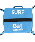 Blue Insulated Cooling Pack for Seaside Adventures and Water Sports with black zipper and clips