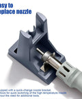 Pro Grade 1000W Hot Air Rework Station nozzle and quick-change bracket for fast desoldering BGA rework PCB soldering
