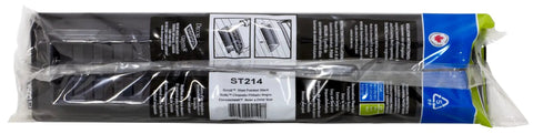 Packaged Scroll Design Floor Register 2x14 Textured Black Steel Vent Cover With Easy Drop In Install No Tools Required