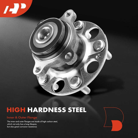 Rear Wheel Bearing And Hub Assembly 5 Lug Compatible With Honda Civic 2006 2011 EX Si EX L And Acura CSX 2006 2011 Heavy Duty