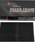 Street Tough Stage Two Supercharged Performance Camshaft Kit With Titanium Retainers And Pushrods For High Torque LS Based Engines 5.7 6.0 6.2 Boss Level V8 Grunt Upgrade valve train components in black packaging with pushrods visible.