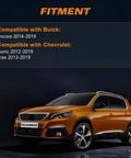 Heater Blower Motor For Buick Encore 2014 To 2019, Chevy Sonic 2012 To 2019, Trax 2013 To 2019 compatible fitment graphic