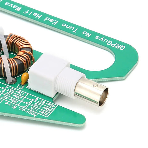 End Fed Half Wave Antenna Module Portable Assembly For Machines 10W No Tune Robust One-Piece Molded Design With Superior Heat Dissipation