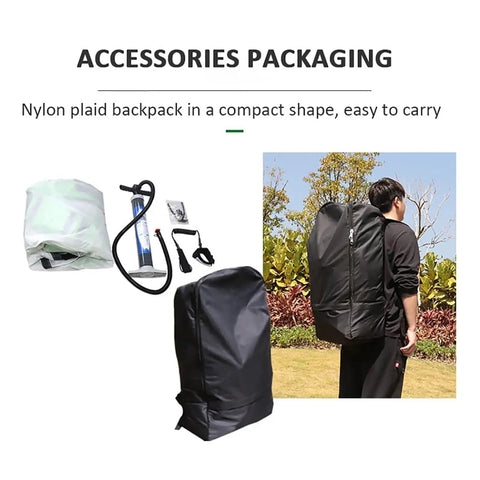 4.2m Wing Foil For Kitesurfing And Windsurfing With Window View, Portable Deflatable Inflatable Sail Wing In Backpack