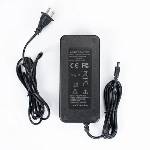 48V 5A Power Supply For Home Audio Amplifiers And Bluetooth Stereo Receivers Stable 48 Volt Adapter with cables attached