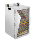 18 Tray Commercial Food Dehydrator With Stainless Steel Build Beef Jerky Dryer 600W Electric Dehydrator For Fruit And Veggies
