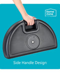 Fillable Patio Umbrella Base Stand 40Lb Half Round With Water Or Sand Fill, side handle design in blue background