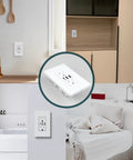 Transform Your Setup With This Built Different 15A Tamper Resistant USB C Wall Outlet 80 Pack in various room settings.