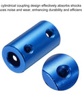 Beefy Rigid Shaft Coupler 6mm To 7mm 25mm Length 14mm Diameter Steel Joint Connector For 3D Printers DIY Motors Encoder With Screws 4 Pieces Heavy Duty High Strength Heat Resistant Coupling, blue aluminum