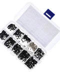 500 Piece Laptop Screw Kit With M2 M2.5 M3 Countersunk SelfTapping Flat Head Screws, Carbon Steel in organizer box