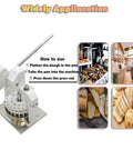 Lock In Perfect Portions Every Time With This Solid 36 Piece Stainless Steel Dough Divider And Reliable Portioner showing how to use it.