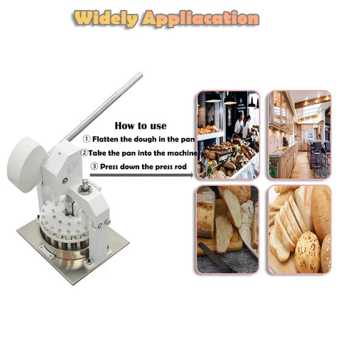 Lock In Perfect Portions Every Time With This Solid 36 Piece Stainless Steel Dough Divider And Reliable Portioner showing how to use it.