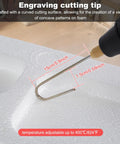 4 In 1 Foam Cutter Kit For Styrofoam And Easy Carving, Electric Cutting Pen with engraving cutting tip