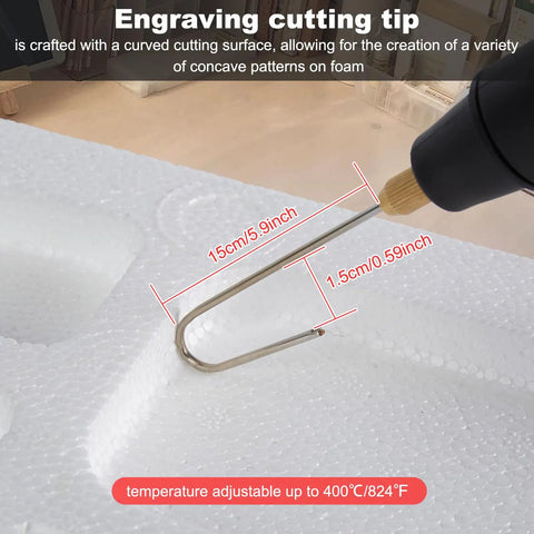 4 In 1 Foam Cutter Kit For Styrofoam And Easy Carving, Electric Cutting Pen with engraving cutting tip
