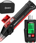 Circuit Breaker Finder With LCD Display, GFCI Outlet Tester, Electrical Tracer Tool With NCV Test And Flashlight, Includes Carrying Case